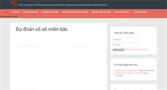 Desktop Screenshot of dudoanmienbac.com