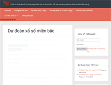 Tablet Screenshot of dudoanmienbac.com